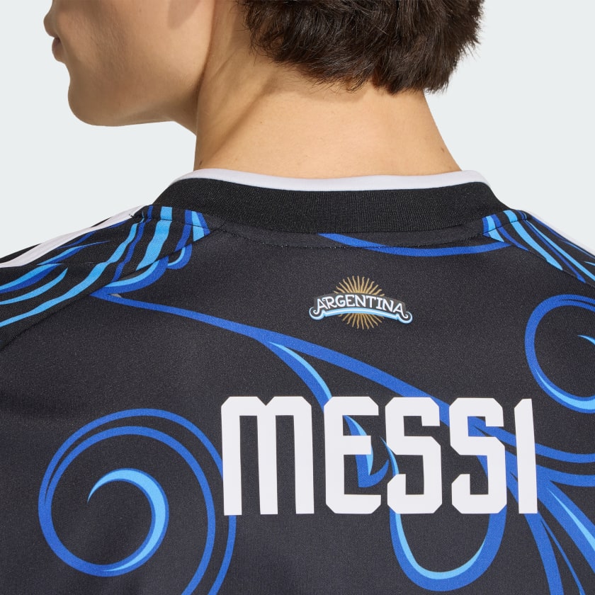 Adidas Camiseta Alternativa Selección Argentina 26 Messi Black / Lucid Blue / Blue Burst
