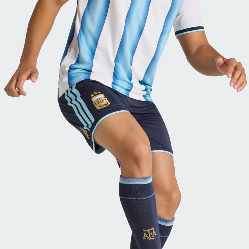 Adidas Shorts Titular Selección Argentina 26 Night Navy / Icey Blue