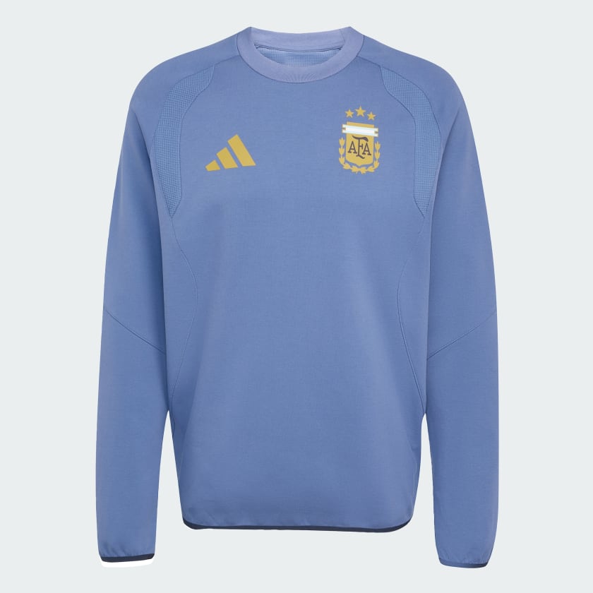 Adidas Buzo Tiro Travel Selección Argentina 26 Cuello Redondo Crew Blue