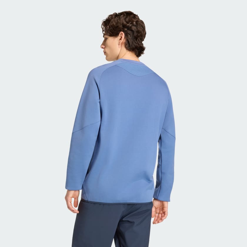 Adidas Buzo Tiro Travel Selección Argentina 26 Cuello Redondo Crew Blue