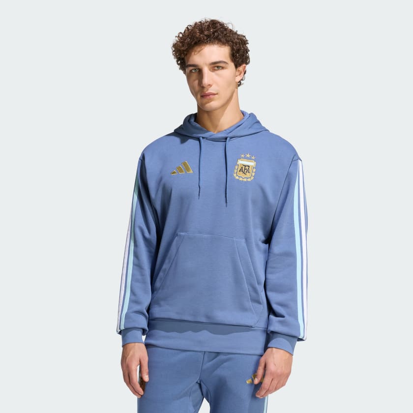Adidas Buzo con Capucha DNA Argentina Crew Blue
