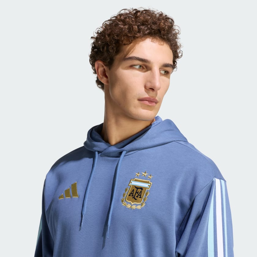 Adidas Buzo con Capucha DNA Argentina Crew Blue