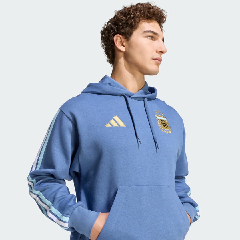Adidas Buzo con Capucha DNA Argentina Crew Blue