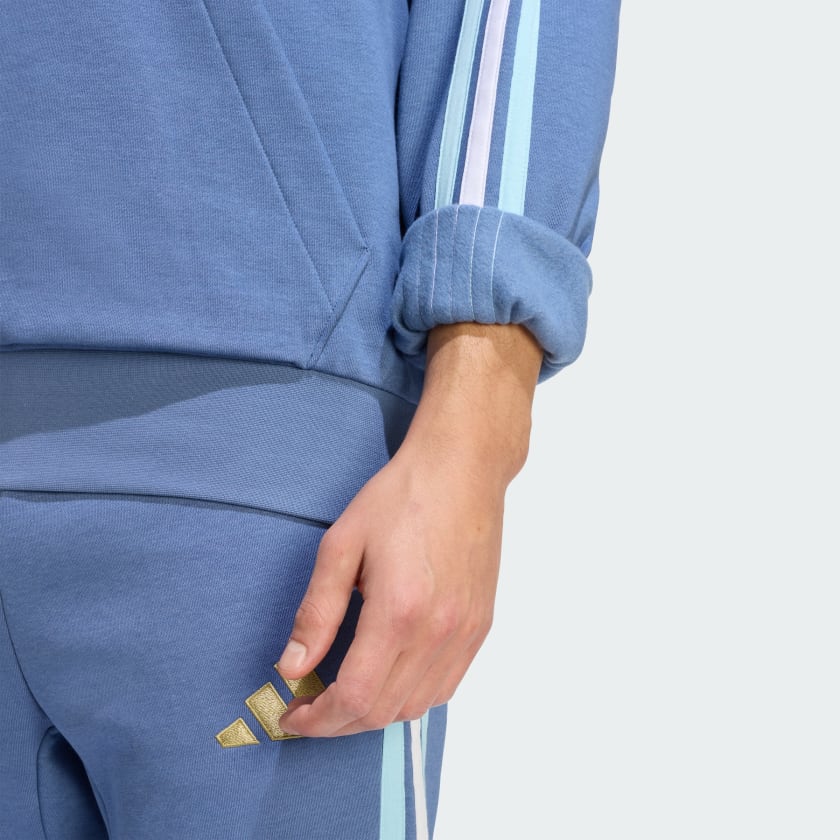Adidas Buzo con Capucha DNA Argentina Crew Blue