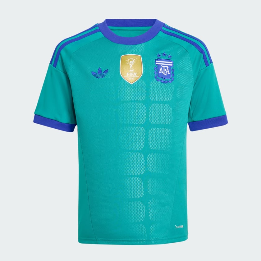Adidas Camiseta Alternativa Arquero Selección Argentina 26 Niños Pure Teal
