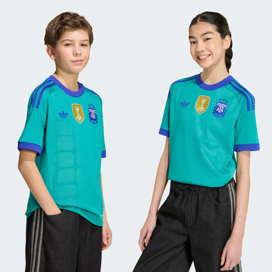 Adidas Camiseta Alternativa Arquero Selección Argentina 26 Niños Pure Teal