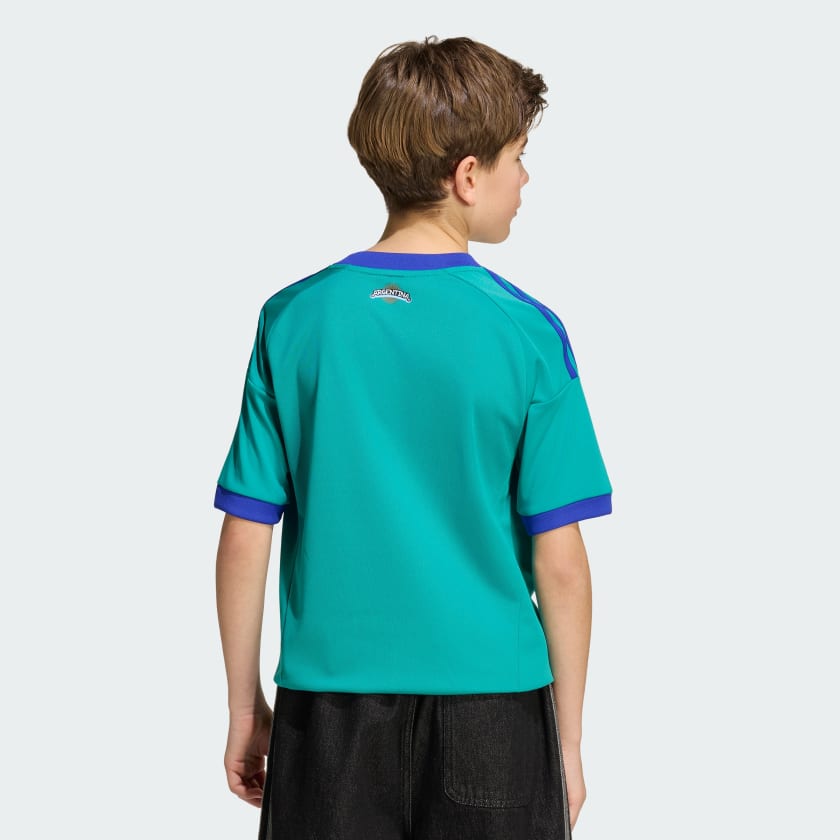 Adidas Camiseta Alternativa Arquero Selección Argentina 26 Niños Pure Teal