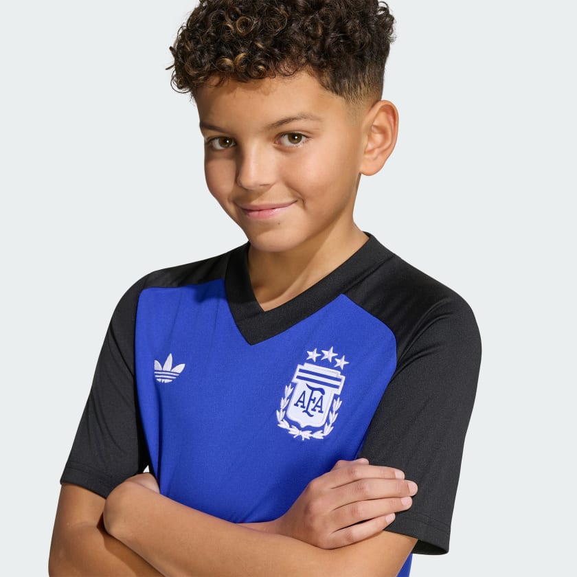 Adidas Camiseta Alternativa Prepartido Selección Argentina 26 Niños Lucid Blue