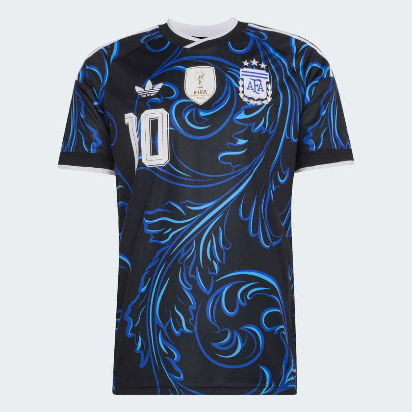Adidas Camiseta Alternativa Selección Argentina 26 Messi Black / Lucid Blue / Blue Burst