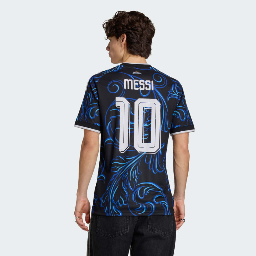 Adidas Camiseta Alternativa Selección Argentina 26 Messi Black / Lucid Blue / Blue Burst