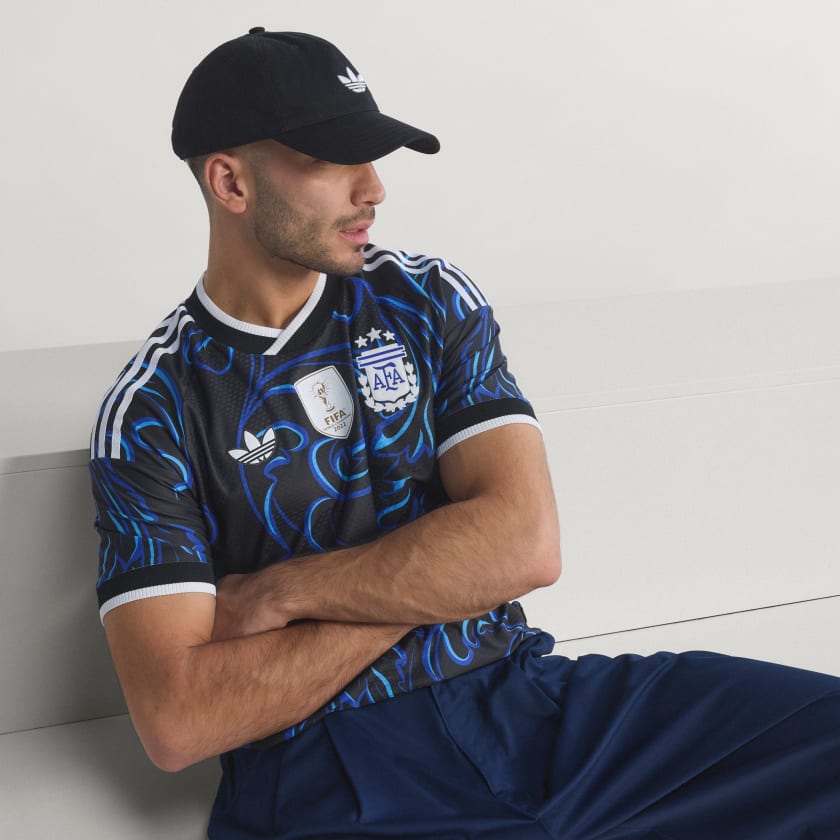 Adidas Camiseta Alternativa Selección Argentina 26 Versión Jugador Black / Lucid Blue / Blue Burst