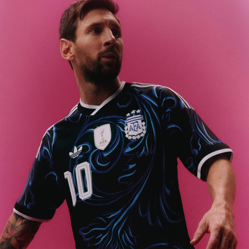 Adidas Camiseta Alternativa Selección Argentina 26 Versión Jugador Black / Lucid Blue / Blue Burst