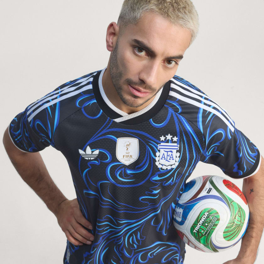 Adidas Camiseta Alternativa Selección Argentina 26 Versión Jugador Black / Lucid Blue / Blue Burst