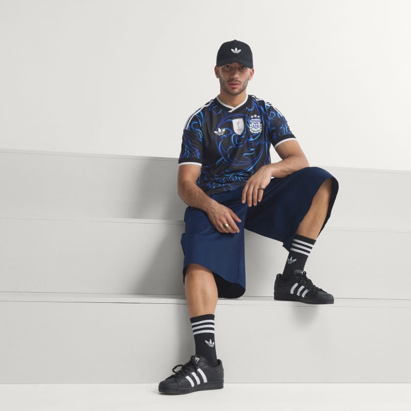 Adidas Camiseta Alternativa Selección Argentina 26 Versión Jugador Black / Lucid Blue / Blue Burst