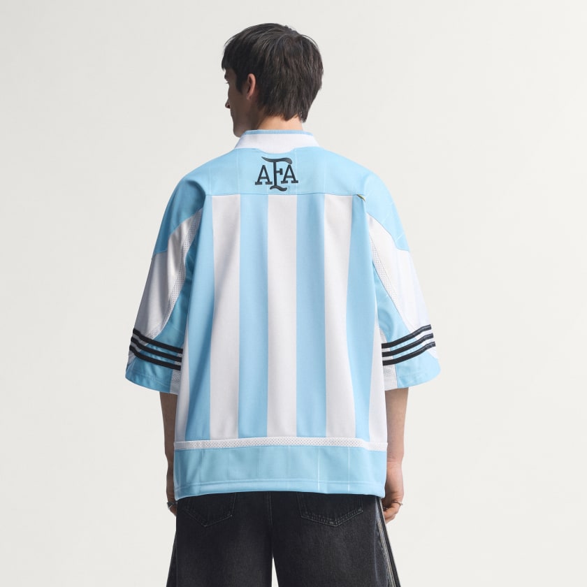 Adidas Camiseta Bringback Remixed Argentina Clear Blue / White / Black