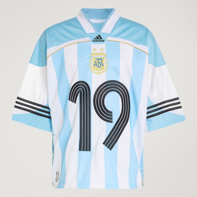 Adidas Camiseta Bringback Remixed Argentina Clear Blue / White / Black
