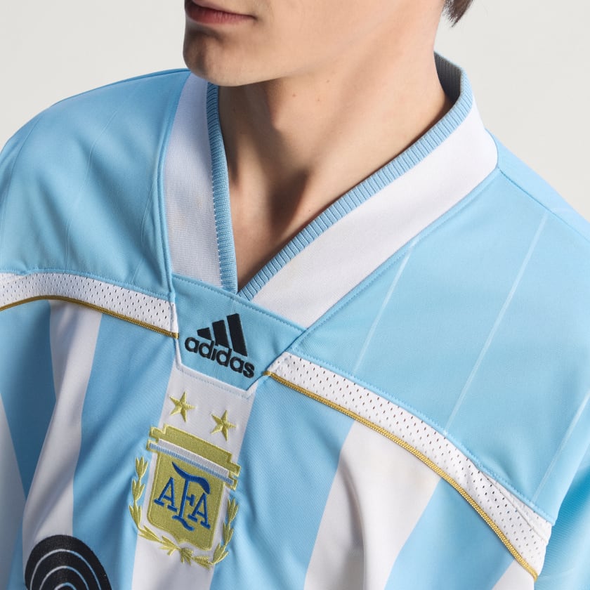 Adidas Camiseta Bringback Remixed Argentina Clear Blue / White / Black
