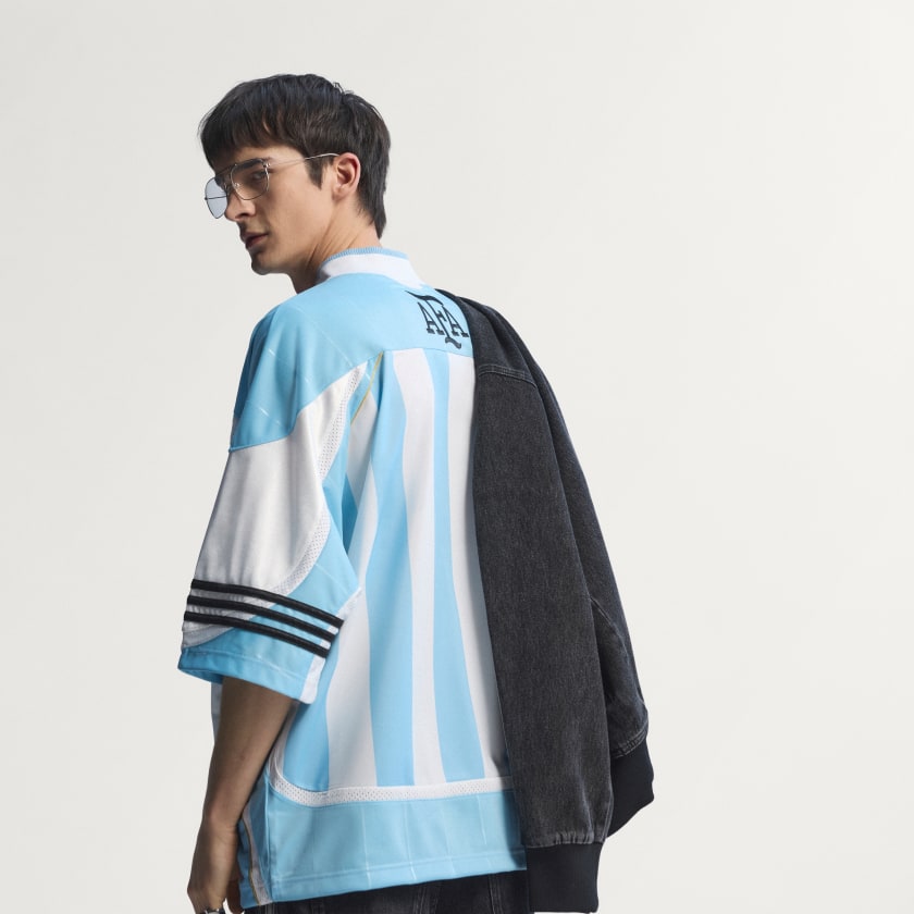Adidas Camiseta Bringback Remixed Argentina Clear Blue / White / Black