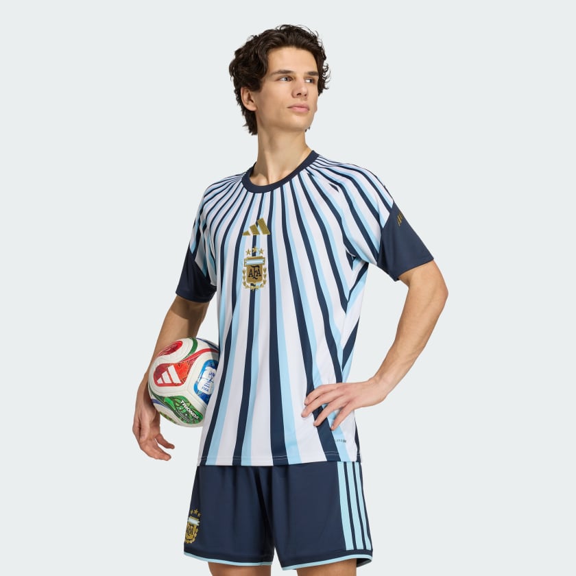 Adidas Camiseta Prepartido Titular Selección Argentina 26 White