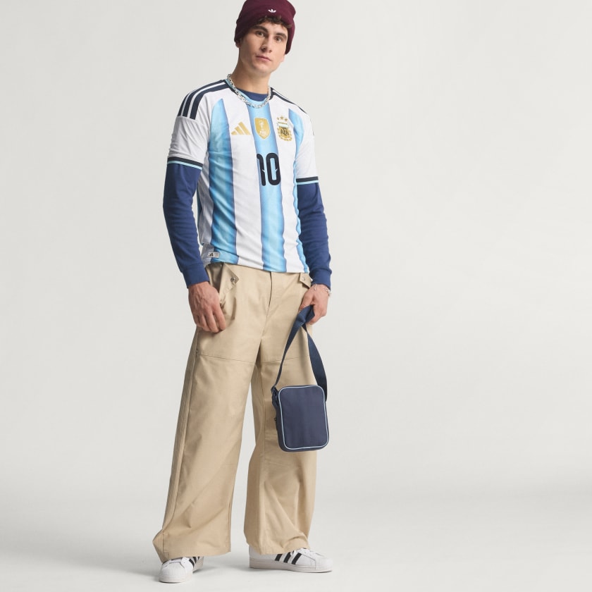 Adidas Camiseta Titular Messi Selección Argentina 26 Versión Jugador White / Icey Blue / Light Blue
