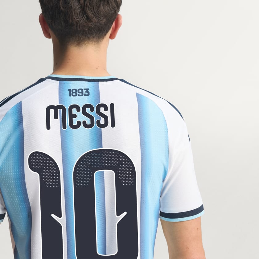 Adidas Camiseta Titular Messi Selección Argentina 26 Versión Jugador White / Icey Blue / Light Blue