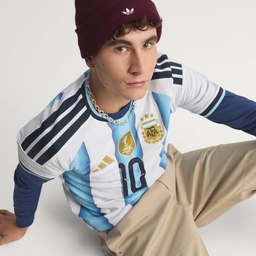 Adidas Camiseta Titular Messi Selección Argentina 26 Versión Jugador White / Icey Blue / Light Blue