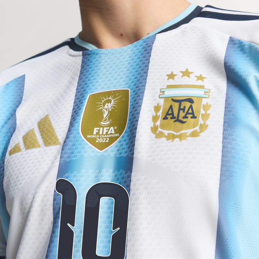 Adidas Camiseta Titular Messi Selección Argentina 26 Versión Jugador White / Icey Blue / Light Blue
