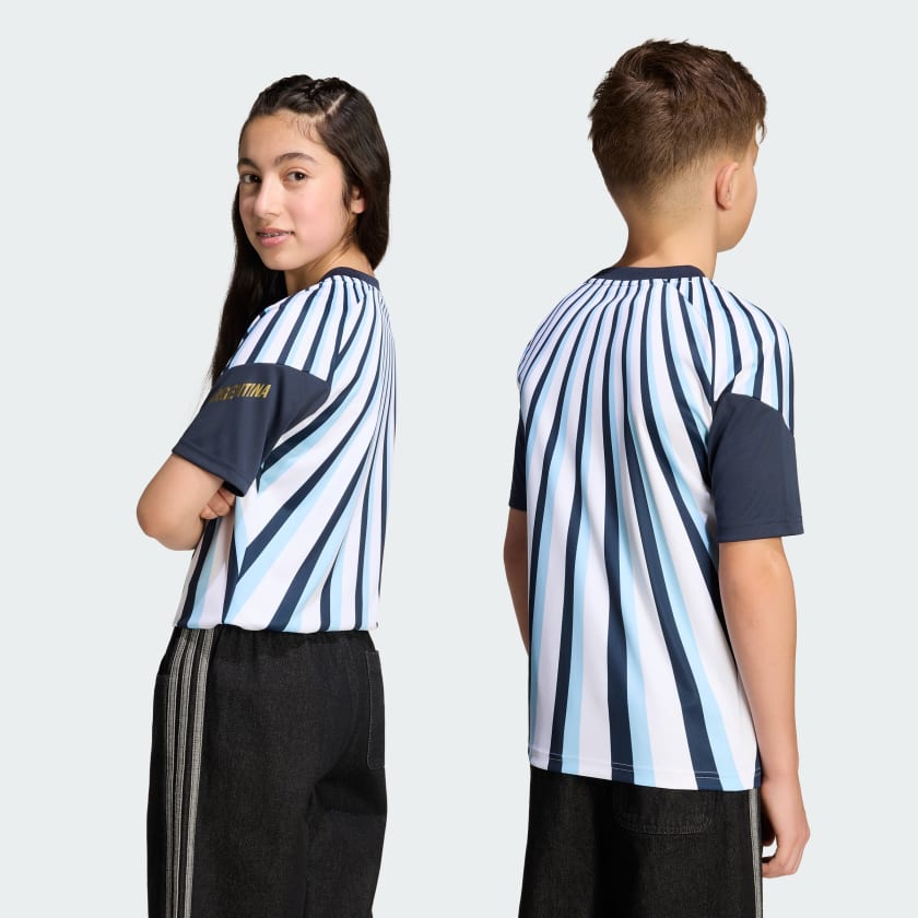 Adidas Camiseta Titular Prepartido Selección Argentina 26 Niños White