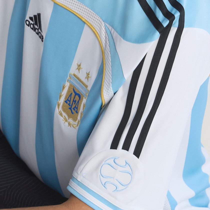 Adidas Camiseta Titular Selección Argentina 2006 White / Clear Blue