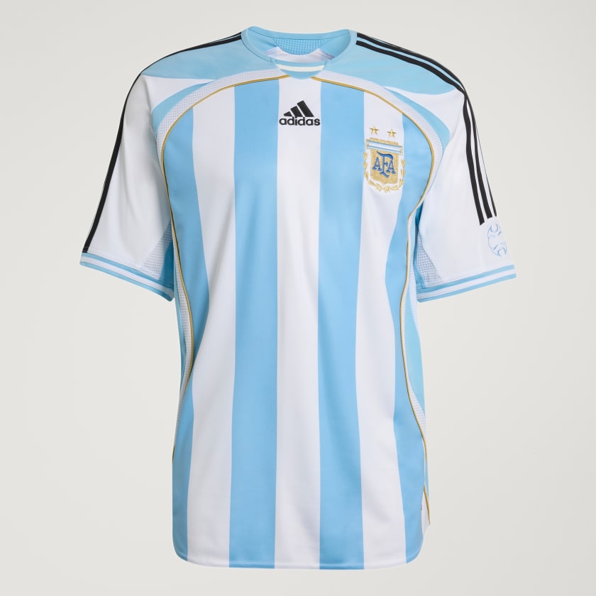 Adidas Camiseta Titular Selección Argentina 2006 White / Clear Blue