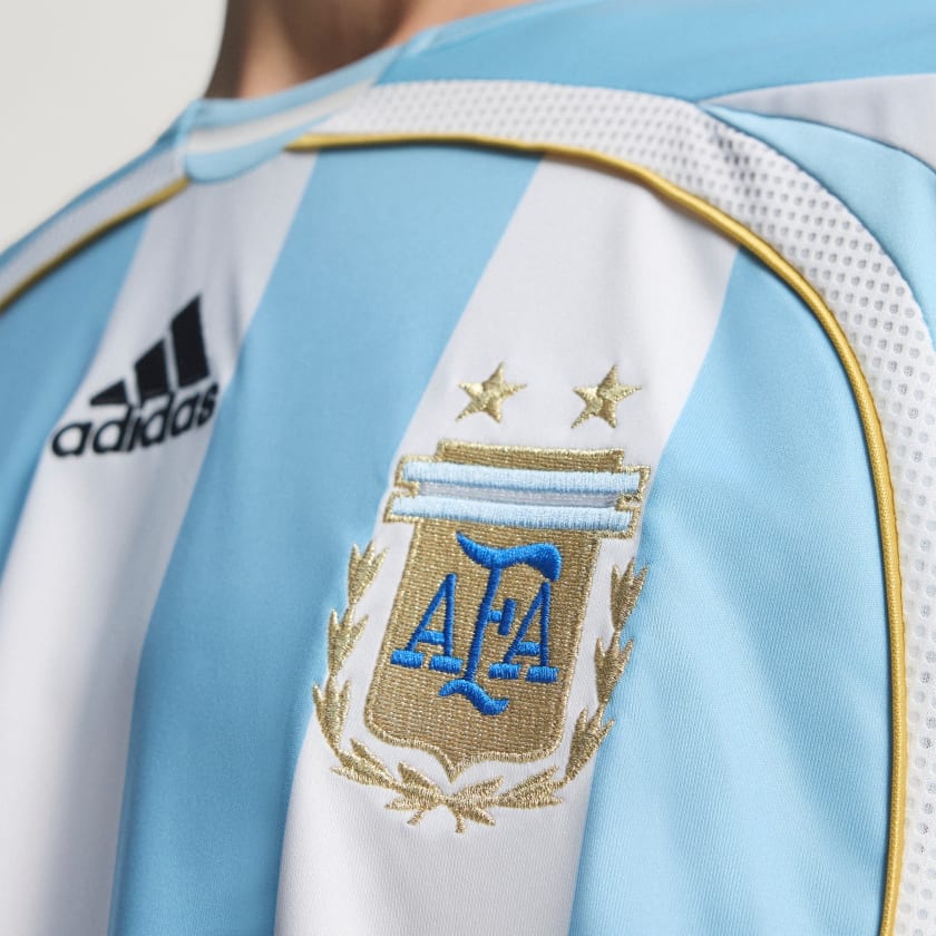 Adidas Camiseta Titular Selección Argentina 2006 White / Clear Blue