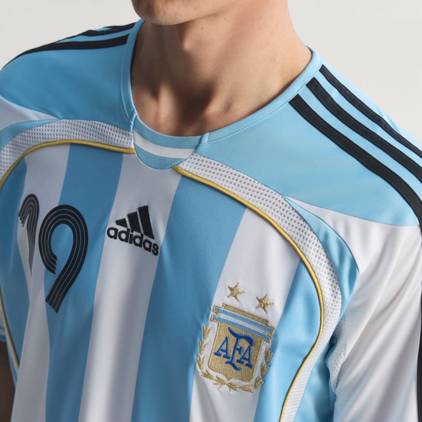 Adidas Camiseta Titular Selección Argentina 2006 Messi White