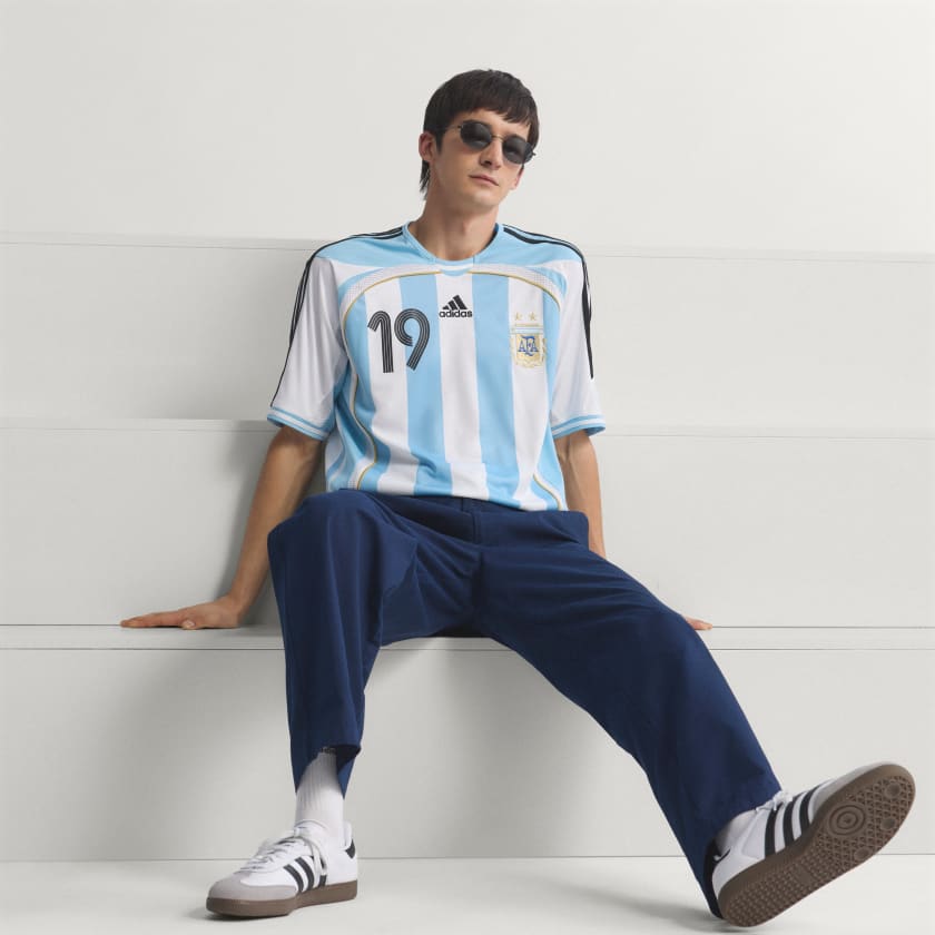 Adidas Camiseta Titular Selección Argentina 2006 Messi White