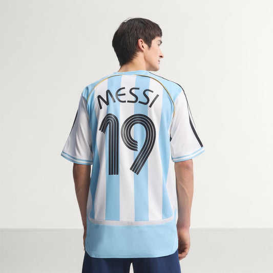 Adidas Camiseta Titular Selección Argentina 2006 Messi White