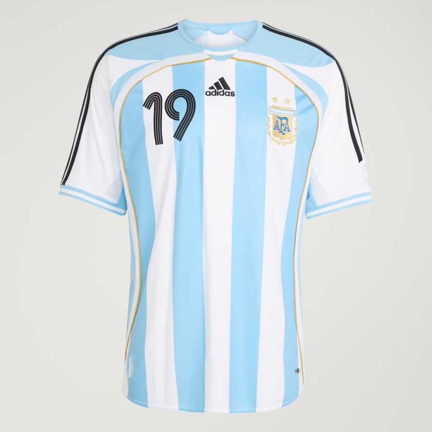 Adidas Camiseta Titular Selección Argentina 2006 Messi White
