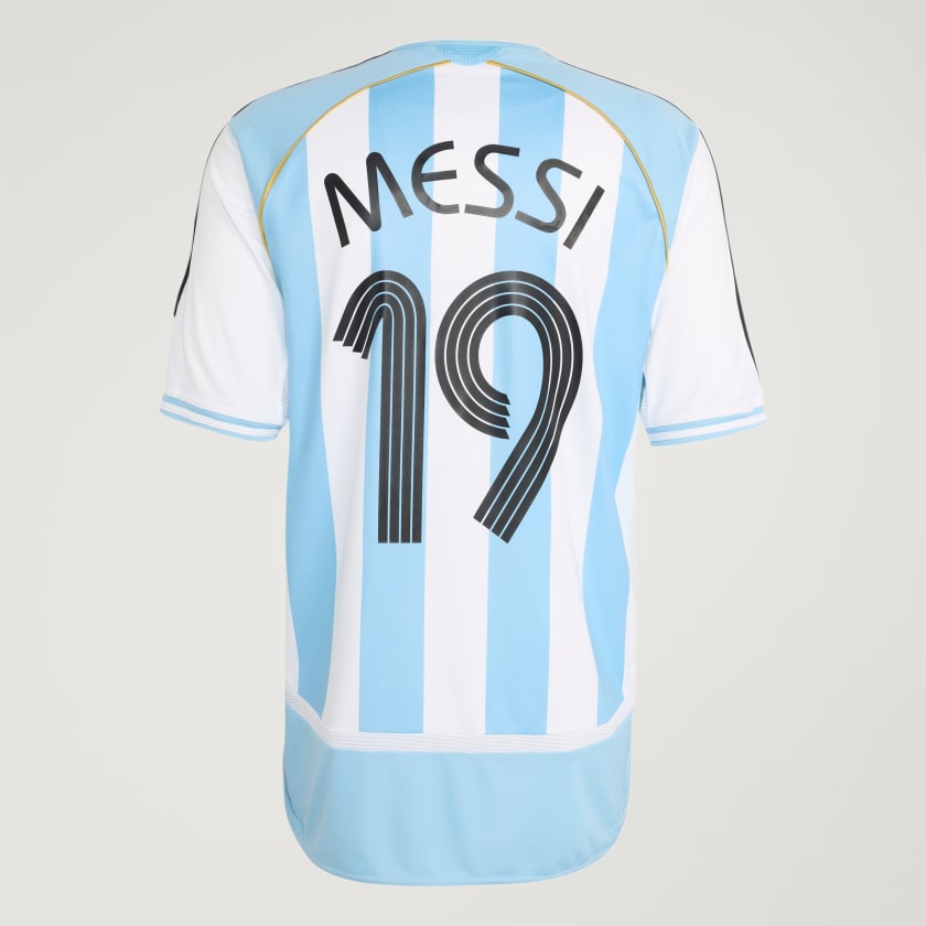 Adidas Camiseta Titular Selección Argentina 2006 Messi White