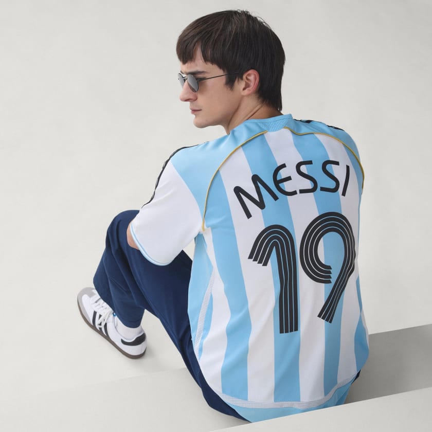 Adidas Camiseta Titular Selección Argentina 2006 Messi White