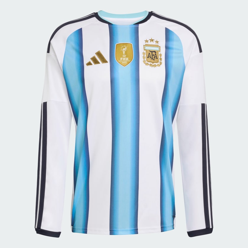 Adidas Camiseta Titular Selección Argentina 26 Manga Larga White / Icey Blue / Light Blue