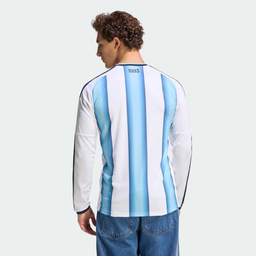 Adidas Camiseta Titular Selección Argentina 26 Manga Larga White / Icey Blue / Light Blue