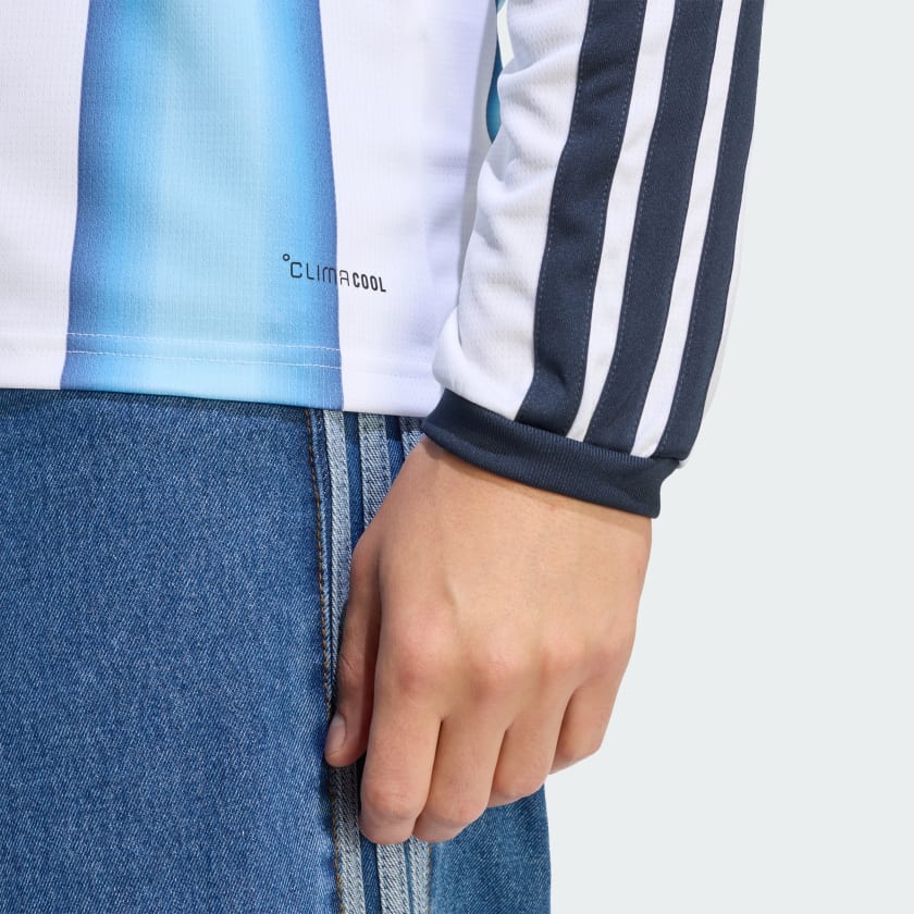 Adidas Camiseta Titular Selección Argentina 26 Manga Larga White / Icey Blue / Light Blue