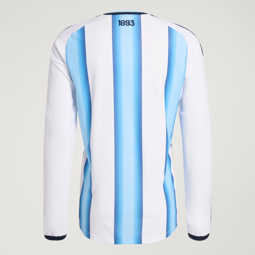 Adidas Camiseta Titular Selección Argentina 26 Manga Larga Versión Jugador White / Icey Blue / Light Blue