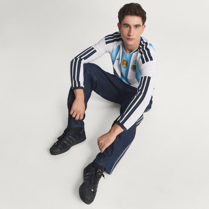 Adidas Camiseta Titular Selección Argentina 26 Manga Larga Versión Jugador White / Icey Blue / Light Blue