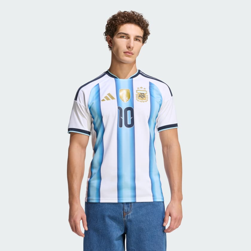 Adidas Camiseta Titular Selección Argentina 26 Messi White / Icey Blue / Light Blue
