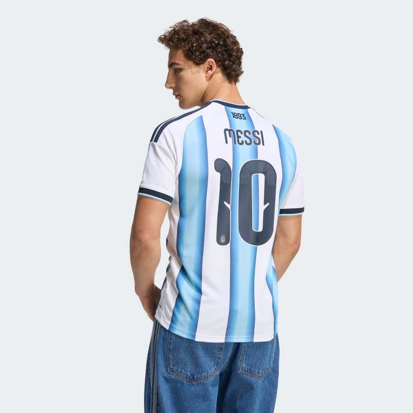 Adidas Camiseta Titular Selección Argentina 26 Messi White / Icey Blue / Light Blue