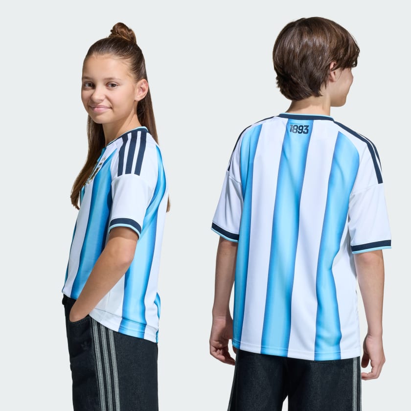 Adidas Camiseta Titular Selección Argentina 26 Niños White / Icey Blue / Light Blue
