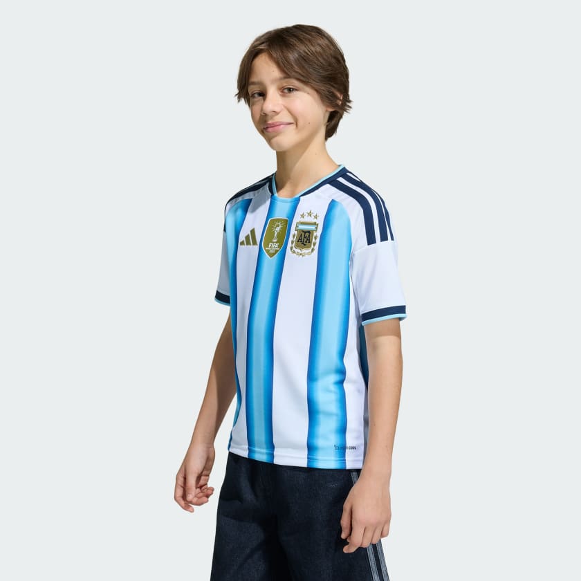 Adidas Camiseta Titular Selección Argentina 26 Niños White / Icey Blue / Light Blue