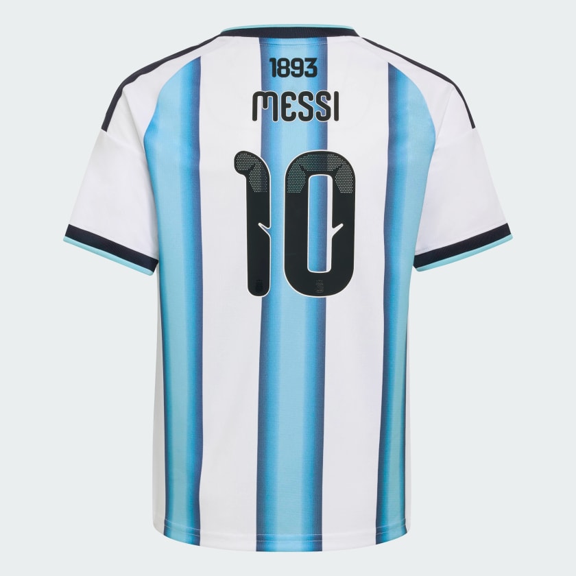 Adidas Camiseta Titular Selección Argentina 26 Versión Fan Messi Niños White / Icey Blue / Light Blue