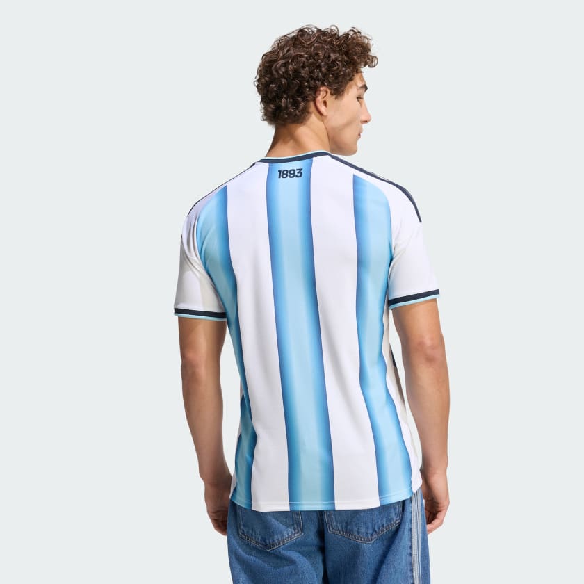 Adidas Camiseta Titular de la Selección Argentina 26 White / Icey Blue / Light Blue