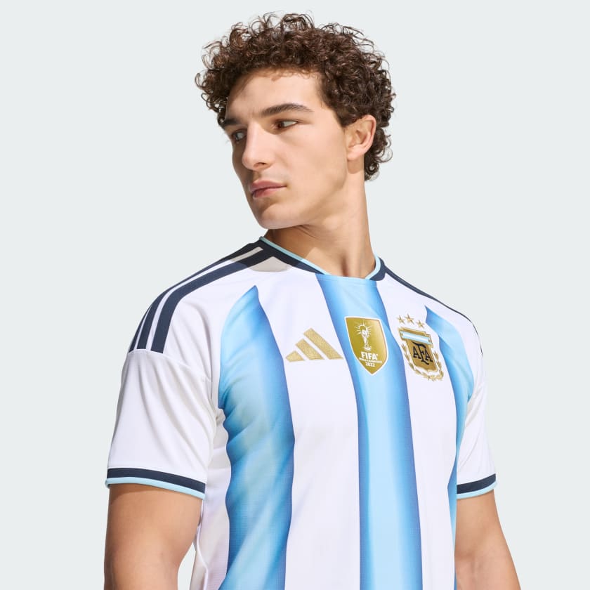 Adidas Camiseta Titular de la Selección Argentina 26 White / Icey Blue / Light Blue