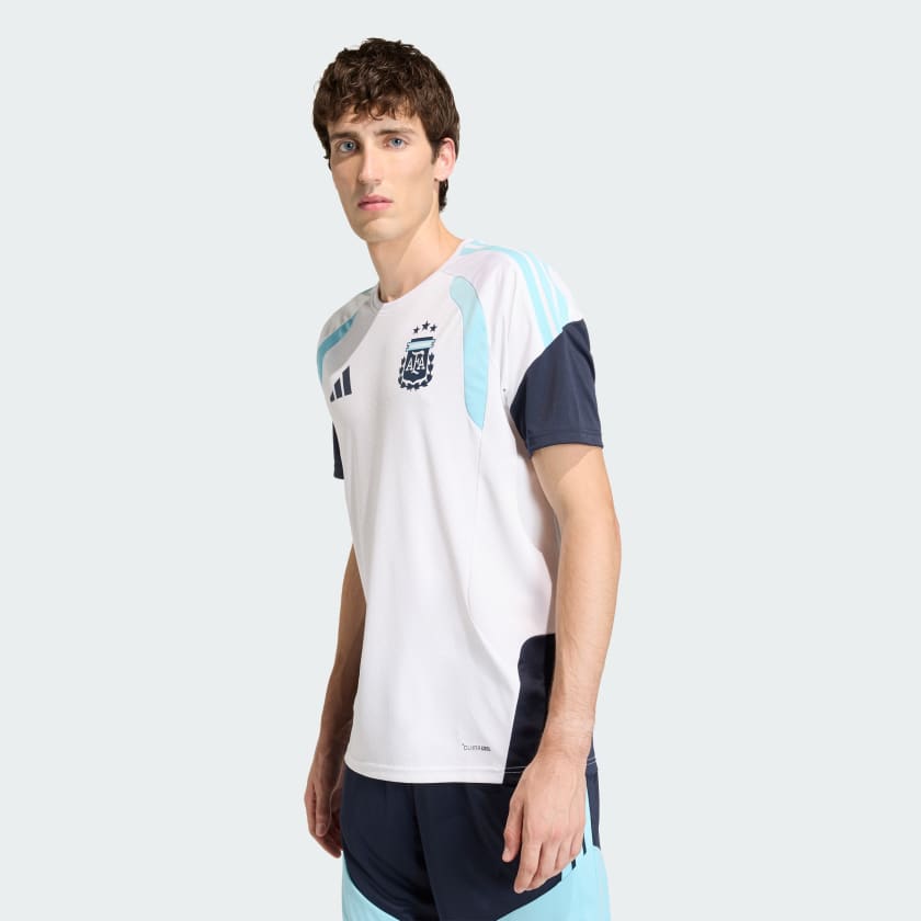 Adidas Camiseta de Entrenamiento Tiro Selección Argentina 26 White